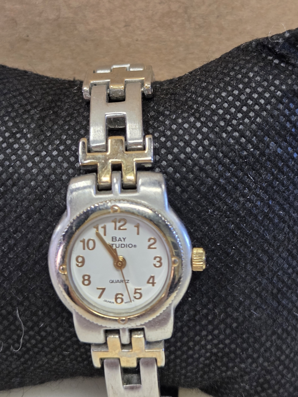 Bay Studio Women's Two-Tone Silver and Gold Quartz Watch
